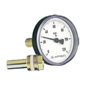 Термометр AFRISO тип BiTh 80 AX шток 100 мм до 120°C | 1/2" | к.т. 2,0 | пластик