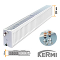 Сталевий радіатор Kermi FTV 22 200x700 нижнє підключення