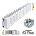 Стальной радиатор Kermi FTV Тип 33 200x2000 2631W (нижн.подкл.) 