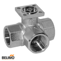 Трехходовой шаровый клапан Belimo R3040-S3 Rp 1 1/2" DN 40 Kvs 31 откр./закр.