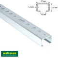 Профиль монтажный С-образный Walraven BIS RapidRail WM0 | 6м | 1.2мм | 27x18мм