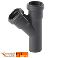 Тройник для внутренней канализации 40/40х45° Ostendorf HT Safe (171200)