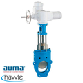 Засувка шиберна Hawle 3600EL DN 100 PN10 EPDM з електроприводом AUMA SA 07.6 (5002673E)
