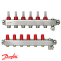 Danfoss SSM-6F Коллекторы из н/ж стали 6+6 | c расходомерами (088U0756)