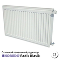 Стальной радиатор Korado Radik 22К 400x2300 3490W (боковое подключение)