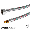 Гнучкий шланг для змішувача MOK10 х 1/2" 0,4 м PN10 коротка голка Parigi Parinox® (L60232)