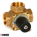 Трехходовой смесительный клапан HERZ 2137 Rp 1-1/2", DN 40, Kvs 25.0 (1213705)