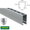 Профиль монтажный С-образный Walraven BIS RapidStrut® BUP1000 | 6м | 2,5мм | 41x82мм (65018687)