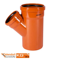 Тройник для наружной канализации 160/110х45° Ostendorf KG ПВХ (222320)