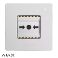 Ajax ManualCallPoint Jeweller Бездротова програмована кнопка пожежної тривоги | біла (87645.171.NC1)