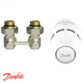 Радіаторний комплект Danfoss Regus + RLV-KB кутовий | 1/2" (015G5307)