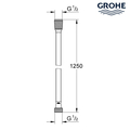 Шланг для душа Grohe Silverflex TwistStop 125 см хром (28362001)