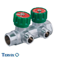 Коллектор вентильный Tervix Pro Line WD | 2 контура | 3/4''x1/2" (392012)