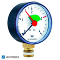 Манометр AFRISO тип HZ 80 RAD 0-4 бар | 1/2" | к.т. 2,5 (63918)