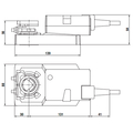 Belimo SMD230A Электропривод воздушной заслонки (усилие 16 Нм)
