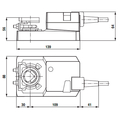 Belimo SMD24A Электропривод воздушной заслонки (усилие 16 Нм)