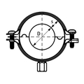 Термоизоляционный блок Walraven BISOFIX® E13 D=60,3мм, s=16мм (2210060)