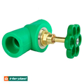 Вентиль запорный полипропиленовый DN 32х1" Interplast PPR Green под пайку (790100132)