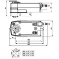 Belimo SRFA-R+ZSFV-09 Электропривод шарового клапана