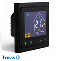 Термостат з Wi-Fi керуванням Tervix Pro Line | для водяної та електр. теплої підлоги | з датчиком 3 м | чорний (114140)