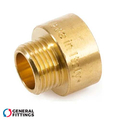 Переходник латунный General Fittings 1"х1/2" ВН (260045R050400A)