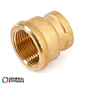 Муфта редукційна латунна General Fittings 1 1/2"х1" (260047H141000A)