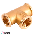 Трійник латунний General Fittings 1" ВВВ (270014H101010A)