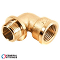 Колено латунное General Fittings 1/2" ВН (270024H040400A)