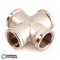 Крестовина никелированная General Fittings 1" ВР (270036N100000A)