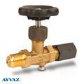 Вентиль для манометров Ayvaz MV-416 1/2", Pn16, 120°C (708420101046)