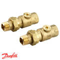 Фітинги із запірним кульовим краном Danfoss DN 15 (003Z1027)