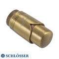 Термостатична головка Schlösser Brillant SH M30x1,5 | 8-30°С | антична латунь (600200013)