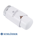 Термостатична головка Schlösser Brillant HТ M28x1,5 | 8-30°С | біла (600300002)