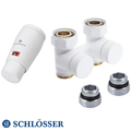 Комплект ексклюзивних вузлів Schlösser 3/4 x M 22х1,5 прямий +2 шт. ніпель, термоголовка MINI SH M30x1.5 (601000421)
