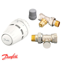 Радиаторный комплект Danfoss Regus RA + RA-FN + RLV-S прямой | 1/2" (015G5302)