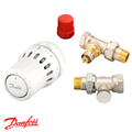 Радиаторный комплект Danfoss React RA + RA-N + RLV-S прямой | 1/2" (015G5348)