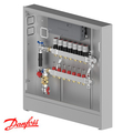 Розподільча станція регулювання теплої підлоги Danfoss UnoFloor Control 7L, ліве (088X3647)