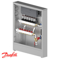 Розподільча станція регулювання теплої підлоги Danfoss UnoFloor Control 6R, праве (088X3666)