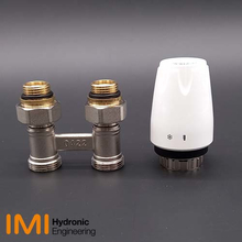 Комплект нижнего подкл. радиатора IMI Heimeier DXVTRIMP12 (1/2" x 3/4" прямой, M30x1.5)