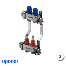 Коллектор из н/ж стали Uponor Vario C FM 2x3/4 Euro | 2 контура (1133470)