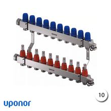 Коллектор из н/ж стали Uponor Vario C FM 10x3/4 Euro | 10 контуров (1133478)