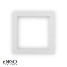 Рамка ENGO BEZEL-W для регулятора EASY, E25, E20i | біла (932252342)