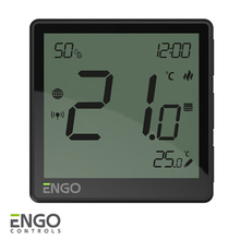 Терморегулятор теплої підлоги ENGO EONE-230B ZigBee 3.0 | чорний (932342632)