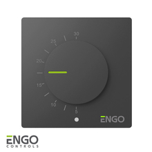 Проводной суточный термостат ENGO ESIMPLE230B черный (932332986)