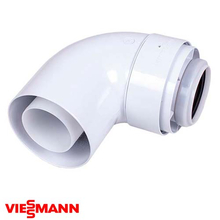 Коліно димоходу 87° D=60/100 мм для конденсаційних котлів Viessmann (7373226)
