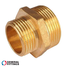 Ниппель редукционный латунный General Fittings 1 1/2"х1 1/4" (260003H141200H)