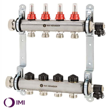 Коллектор из н/ж стали на 9 контуров IMI Heimeier Dynalux (9320-09.800)
