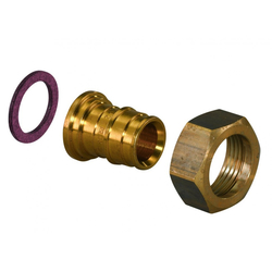 Штуцер с накидной гайкой 25-G3/4"НГ Uponor Q&E Штуцер с накидной гайкой 25-G3/4"НГ Uponor Q&E