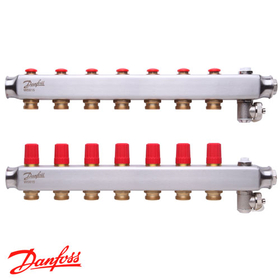 Danfoss SSM-7 Колектори із н/ж сталі 7+7 | без витратомірів (088U0807)