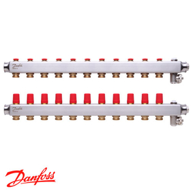 Danfoss SSM-11 Колектори із н/ж сталі 11+11 | без витратомірів (088U0811)